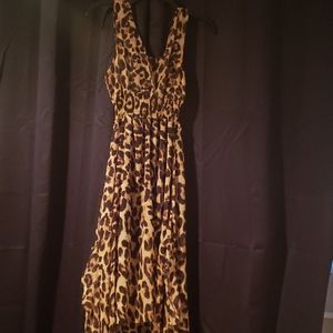 💋 3 for $10 Leopard high low dress